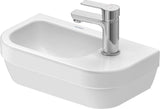DURAVIT D-Code Handwaschbecken 450 mm weiß, 1 Hahnloch, mit Überlauf, wandhängend