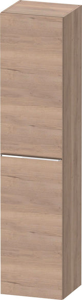 DURAVIT D-Neo Hochschrank 400x360x1760 mm, 1 Tür links, Eiche Schwarz – Matt, Soft-Close