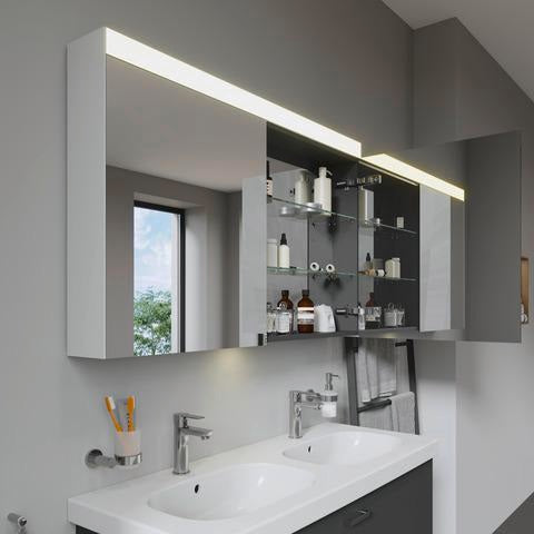 Duravit Spiegelschrank Best mit LED-Beleuchtung, 610 mm, Anschlag links, Soft-Close