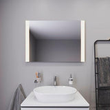 DURAVIT Licht & Spiegel Wandspiegel 1300x700mm mit LED-Beleuchtung und Sensorschalter – Weiß