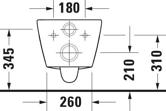 DURAVIT D-Neo Wand-WC 480 mm weiß spülrandlos Tiefspüler von Bertrand Lejoly