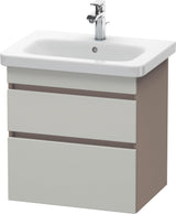 DURAVIT DuraStyle Waschtischunterbau wandhängend 580 mm mit 2 Schubkästen, weiß matt
