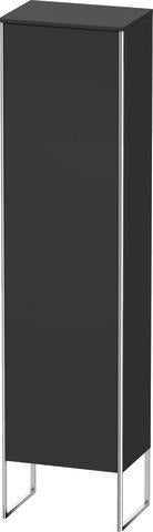 Duravit Hochschrank XSquare, bodenstehend, 2016x500x356 mm, Graphit Matt – 1 Tür, Tip-On, Soft-Close