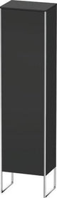Duravit Hochschrank XSquare, bodenstehend, 2016x500x356 mm, Graphit Matt – 1 Tür, Tip-On, Soft-Close