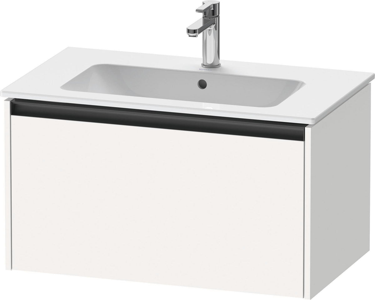 DURAVIT Ketho.2 Waschtischunterbau 810 mm betongrau matt mit Soft-Close-Auszug