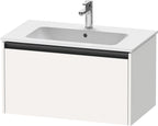 weiß matt / 1 Auszug / Waschtischunterbau
