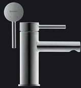 Duravit Circle Einhebel-Waschtischmischer Chrom – ohne Zugstange, 100 mm Auslauf, Keramikmischsystem