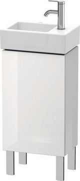 Duravit L-Cube Waschtischunterbau 582x364x241mm betongrau matt, Anschlag links, 1 Tür