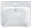 DURAVIT DuraStyle Waschtisch 650 mm, weiß, mit Überlauf, 1 Hahnloch, wandhängend, Sanitärkeramik