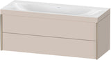 DURAVIT XViu c-bonded Waschtischunterbauset 1200 mm wandhängend mit 2 Schubkästen