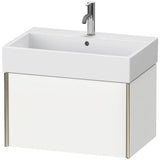 Duravit Waschtischunterbau XViu 684 mm wandhängend Nussbaum mitte für Vero Air 235070