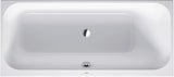 DURAVIT Happy D.2 Einbau-Badewanne 1600x700 mm Weiß mit Rückenschräge rechts