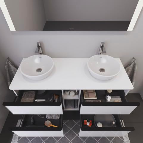 DURAVIT Licht & Spiegel Wandspiegel 600x700mm beleuchtet mit Schalter IP44
