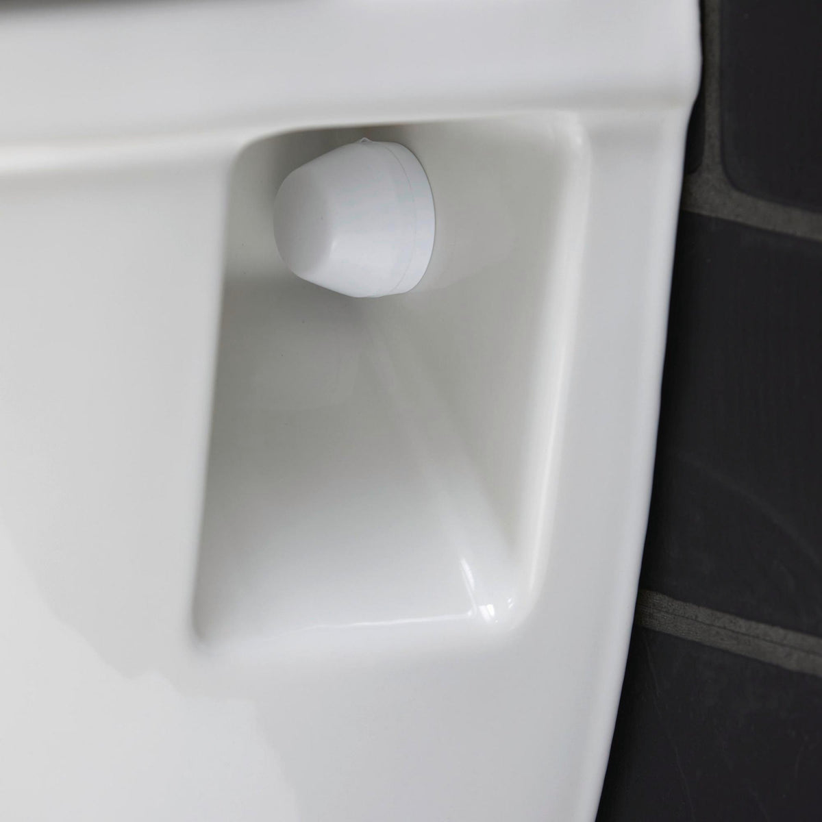 DURAVIT Befestigung Universal für Wand-WC und Wand-Bidet, Abdeckkappen weiß, 345 mm, Stahl verzinkt