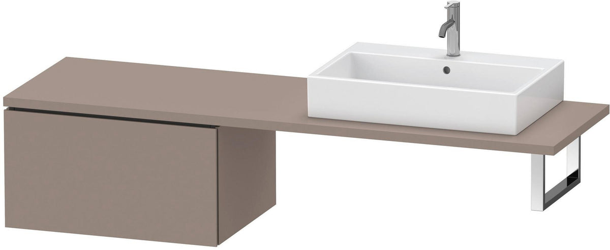 DURAVIT L-Cube Unterschrank 720 mm weiß matt – 1 Auszug, wandhängend, Tip-on