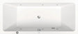 Duravit No.1 Whirlwanne 1800x800mm Einbauversion mit Jet-System, 6 Wanddüsen, Weiß