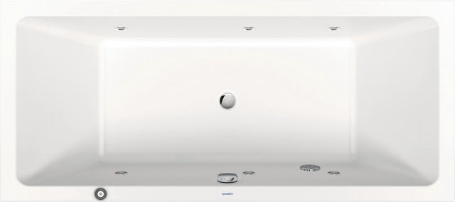 Duravit No.1 Whirlwanne 1800x800mm Einbauversion mit Jet-System, 6 Wanddüsen, Weiß