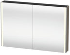 Mitteldichte Faserplatte (MDF) / grau / XSquare m.Beleuchtung 800x1200x155mm, Flannel Grey hgl.