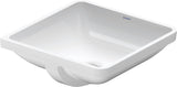 DURAVIT Einbauwaschtisch Starck 3 430 mm Weiß mit Überlauf und WonderGliss