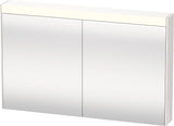 Duravit Brioso Spiegelschrank 1220 mm Weiß matt – LED-Beleuchtung, 2 Türen, Soft-Close