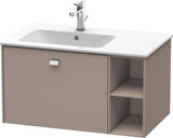 DURAVIT Brioso Waschtischunterbau 820 mm, 1 Auszug, Becken links, Betongrau Matt