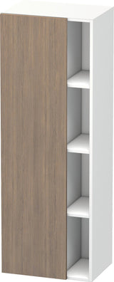 DURAVIT DuraStyle Hochschrank 360x500x1400 mm, 1 Tür links, Eiche Terra/Weiß Matt