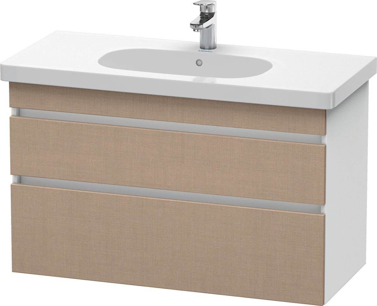 DURAVIT DuraStyle Waschtischunterbau 1000 mm wandhängend, 2 Schubkästen, weiß matt