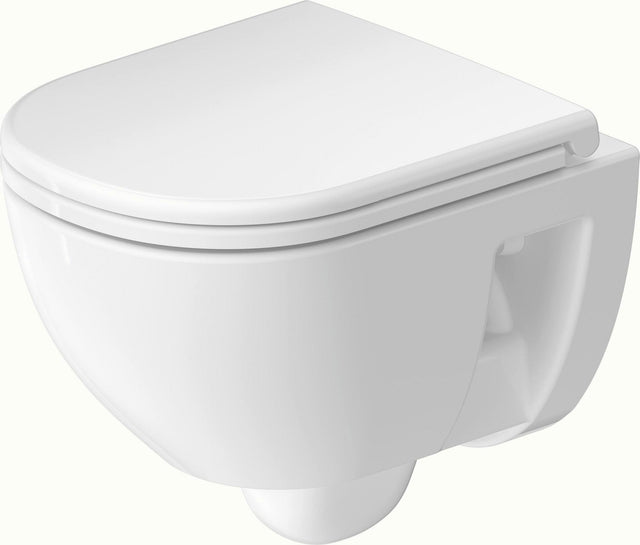 DURAVIT D-Code 2.0 Wand-WC compact 480 mm spülrandlos Weiß