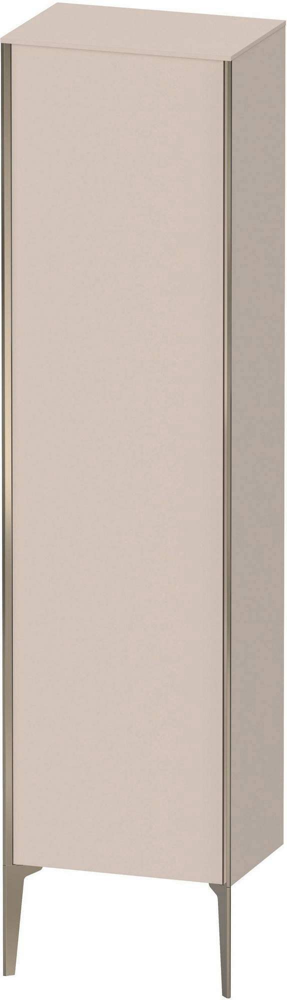 DURAVIT Hochschrank XViu 1770 mm, wandhängend, Tip-On, Soft-Close, basalt matt