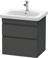 DURAVIT DuraStyle Waschtischunterbau wandhängend 580 mm mit 2 Schubkästen, weiß matt