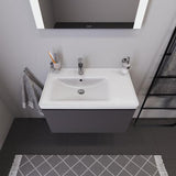 DURAVIT Licht & Spiegel Wandspiegel 1300x700mm mit LED-Beleuchtung und Sensorschalter – Weiß