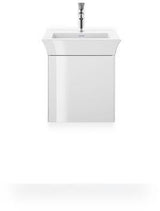 Duravit Handwaschbecken White Tulip 450 mm weiß mit WonderGliss – Wandhängend, 1 Hahnloch