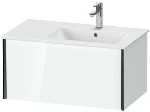 Duravit Waschtischunterbau XVIU 810 mm weiß matt mit Tip-On-Technik und Auszug