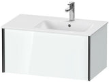 Duravit Waschtischunterbau XVIU 810 mm weiß matt mit Tip-On-Technik und Auszug