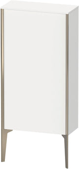 DURAVIT XViu Halbhochschrank 500x240x890mm, 1 Tür, Tip-On, Weiß Matt