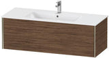Duravit Waschtischunterbau XVIU 1210 mm weiß matt – wandhängend mit Tip-On-Technik