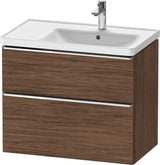 Duravit D-Neo Waschtischunterbau 784 mm Eiche Schwarz Bronze, wandhängend, 1 Auszug