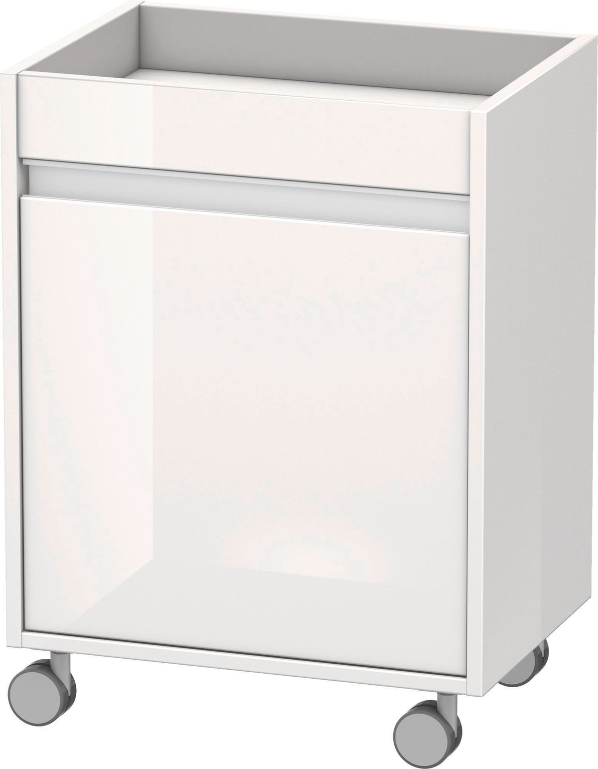 DURAVIT Rollcontainer Ketho 360x500x670mm, 1 Tür, Anschlag links, weiß matt