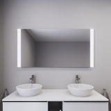 DURAVIT Licht & Spiegel Wandspiegel 1300x700mm mit LED-Beleuchtung und Sensorschalter – Weiß