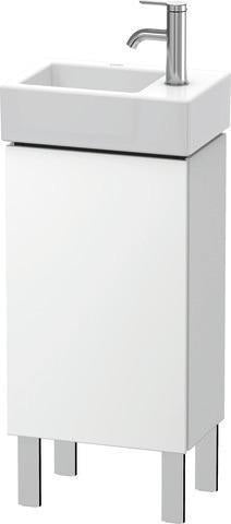 Duravit L-Cube Waschtischunterbau 582x364x241mm betongrau matt, Anschlag links, 1 Tür