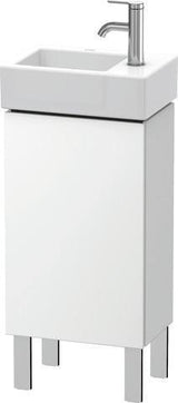 Duravit L-Cube Waschtischunterbau 582x364x241mm betongrau matt, Anschlag links, 1 Tür