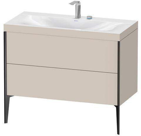 Duravit XViu Möbelwaschtischset 1000 mm mit Unterschrank und Viu Waschtisch