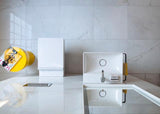 Duravit DuraSquare Metallkonsole mit Handtuchhalter links/rechts, chrom, 333x516x400 mm