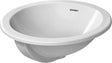 DURAVIT Einbauwaschtisch Architec 470 mm weiß mit Überlauf, ohne Hahnloch