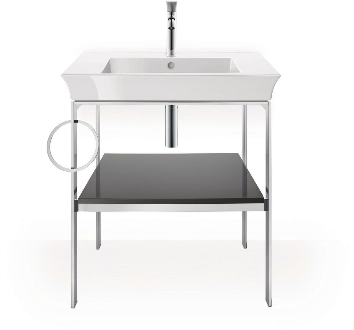 DURAVIT White Tulip Möbelwaschtisch 1050 mm Weiß mit Überlauf und WonderGliss