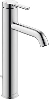 Duravit C.1 Einhebel-Waschtischmischer L mit Zugstange, Schwarz Matt