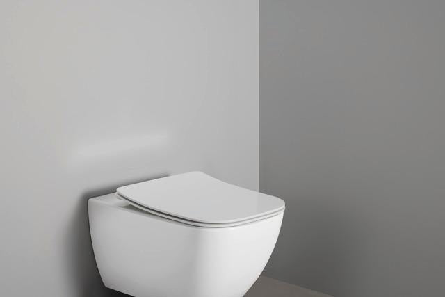 Duravit Univavo WC-Sitz eckig tief 434mm mit Absenkautomatik, abnehmbar, Edelstahl Scharniere, Weiß