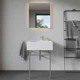 DURAVIT Design Classics Wandwaschtisch 615 mm, Becken links, mit Überlauf, weiß