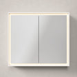 DURAVIT L-Cube Spiegelschrank 800 mm, 2 Türen, LED-Beleuchtung, Weiß