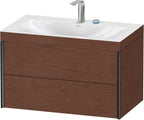 Nussbaum / m.Viu,2Schk.,503x800x480mm 2Hl,schwarz m./amerik.nussbaum,Rahmen C / amerikanischer nussbaum